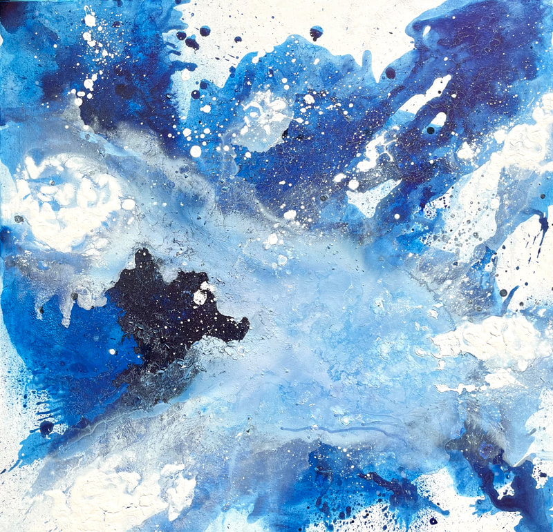 Melting Ice I 
Acrylic on canvas 
100x100cm