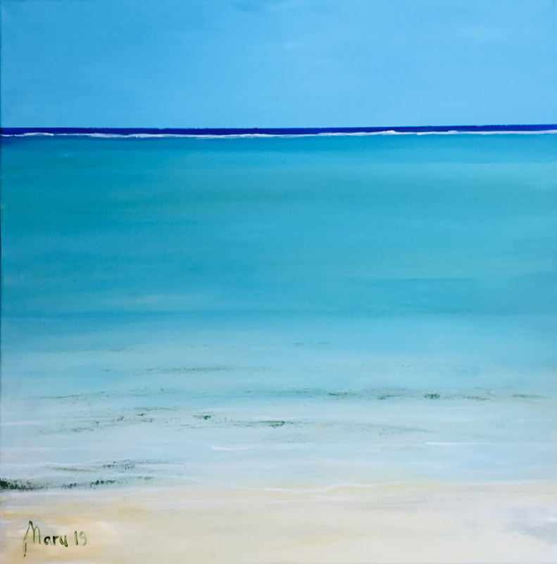 Zanzibar 5 - acrylic on canvas - 60x60cm
