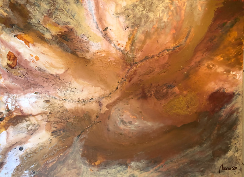 Flying over Arabia -
Acrylic on canvas - 120x90cm