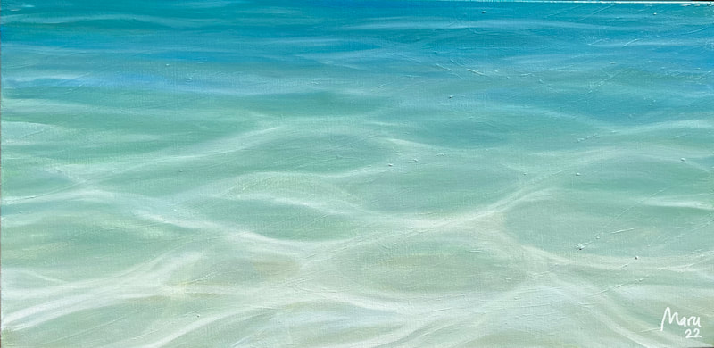 Umluj Waters I - oil on canvas - 100x 50cm