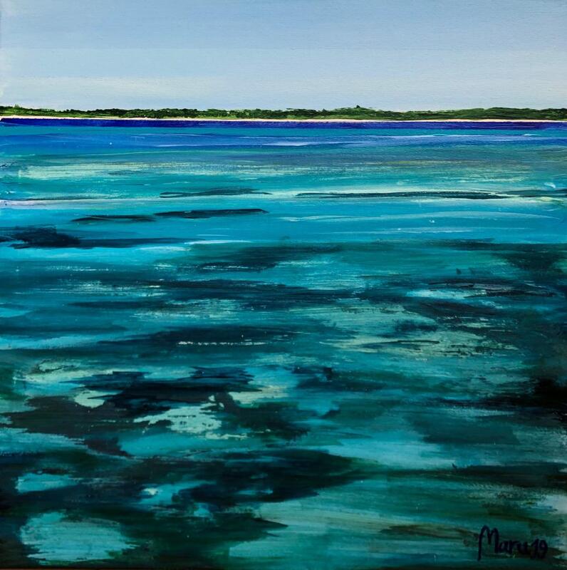 Zanzibar 3 - acrylic on canvas - 50x50cm