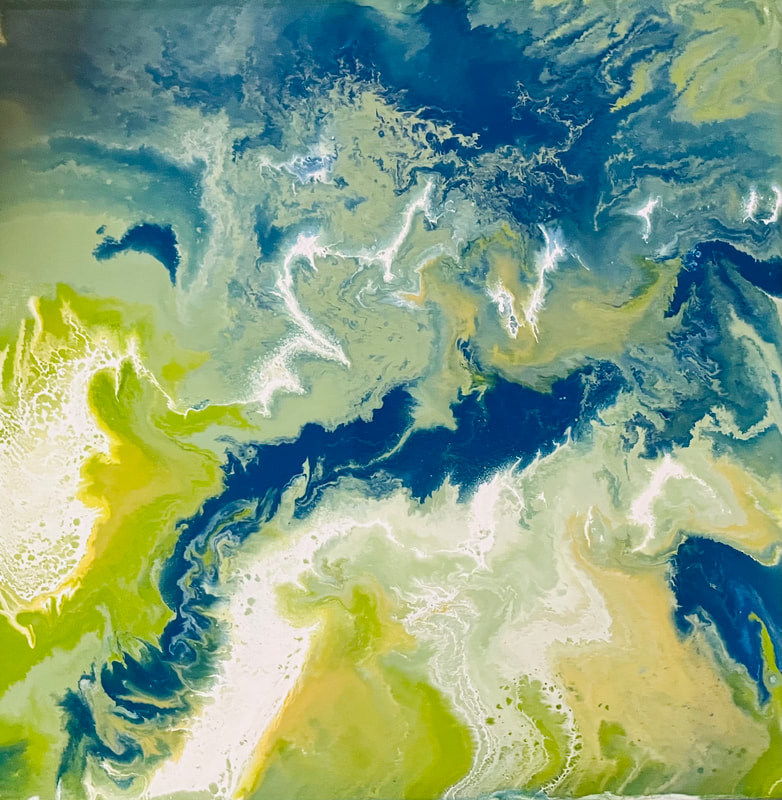 Satellite View - Acrylic on canvas - 50x50cm