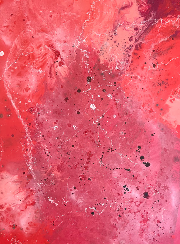 Red Paradise II - acrylic on canvas - 101x76cm