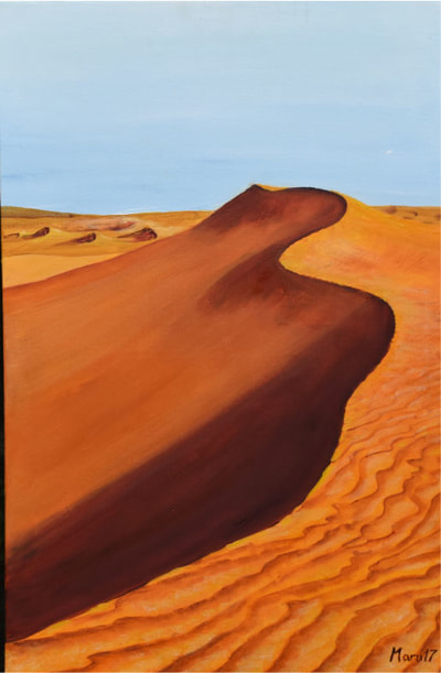 The Edge of the World - acrylic on canvas - 90x60cm