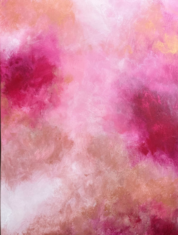 Pink Rhapsody II - acrylic on canvas - 101x76cm